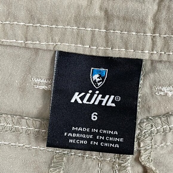 Kuhl Womens Size 6 Tan Shorts Lightweight Outdoors Hiking Camping 5.5" Inseam - Picture 6 of 9